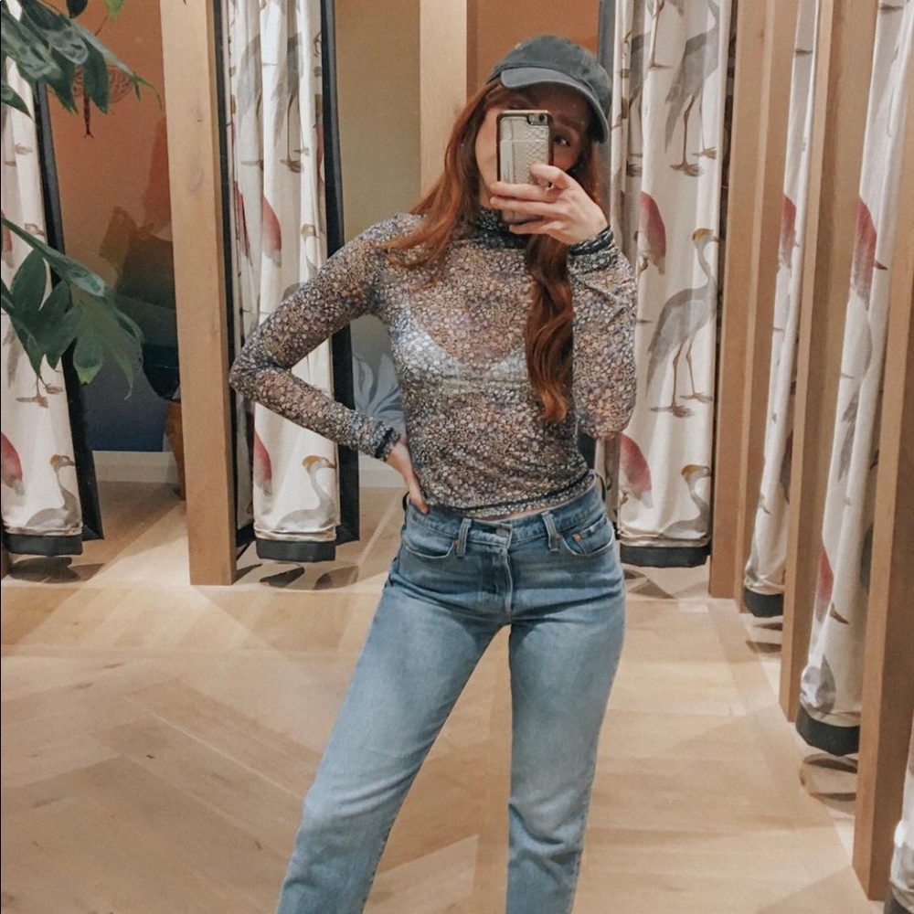 & Other Stories Mesh Long Sleeve - Picture 2 of 8